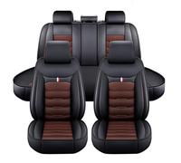 MNBVGHH Housse de Siege Auto pour Ford Ranger T9 Raptor Wildtrak XLT 2026 2025 2024 2023, Couvre Siege Voiture 5 Places en Cuir Imperméable, Protection Siege Complet Intérieur Accessoires,E