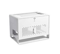 MNBVH Boîte Rangement pour Routeur WiFi, Boîte de Rangement Câble Tidy, Boîtier Décodeur Mural, Facile À Installer, Boîte Routeur Tenture Murale White…