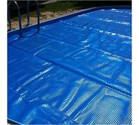 MNBVH Couvre de Piscine Extra-Grande Couverture Solaire imperméable pour la Piscine au-Dessus du Sol 3,5 m x 6m Conception résistante aux UV Bleues