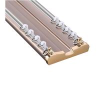 MNBVH Tringle de rideau de plafond épaisse en aluminium de 1 m - Double track gris pour séparateur de pièce - Parfait pour la maison et le bureau - Utilisez une solution durable et élégante pour une