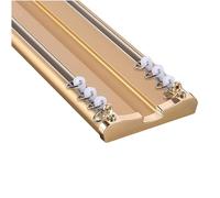 MNBVH Tringle de rideau de plafond épaisse en aluminium de 1 m - Double track gris pour séparateur de pièce - Parfait pour la maison et le bureau - Utilisez une solution durable et élégante pour une