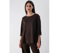 MND Chemisier 'Soft Touch Edged' marron châtaigne, Taille S-M