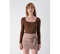 MND T-shirt brun foncé, Taille S-M