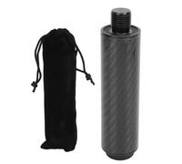 MNDPOAATY 4 inch Carbon Fiber Pool Cue Extension, Billiard Cue Stick Extender with Rubber Bumper, Lightweight Durable Cue Lengthener for Better Control and Balance in Pool Games