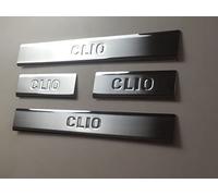 mne parts pour clio 5 2019+ Protection de seuil de porte en acier inoxydable 4 pièces