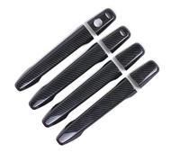 MNEUEQ Autocollant Décoratif Couvercle Tasse Poignée Porte Voiture Fibre Carbone ABS Pour Mitsubishi Pour Outlander ASX 2010 - 2020(Style 2)