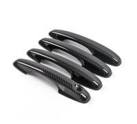 MNEUEQ Capots Bordure Décoratifs Poignée Porte Voiture Chromés D'aspect Carbone Pour Ford Pour Focus MK4 2019 2020 2021(Style 1)