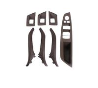 MNEUEQ Intérieur Ensemble D'assemblage Poignées En Cuir Porte Intérieure Gauche Et Droite Voiture, Pour Série 5 F10 F11 520 523 525 528 530i 2010 - 2017 parties(RHD Moka)