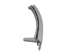 MNEUEQ Intérieur Poignée De Porte Passager Intérieure Gauche Droite Voiture Avec Ensemble Couverture En Cuir Pour X5 X6 E70 E71 E72 2007-2014 parties(Left titanium)