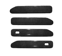 MNEVZX Compatible avec BYD Leopard 8 2025 : Protection autocollante pour poignée de porte de voiture en ABS durable. Poignée De Porte Extérieure(Carbon Fiber 4Pcs)