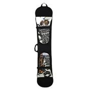 MNEVZX Housse de Snowboard, Sac à Dos Portable, Protection pour Planche Ski et, idéale pour Les Voyages en Avion, pour Femmes Hommes, Patinage sur Glace(145 cm)