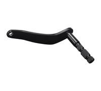 MNEVZX Levier Moto Cale-pieds de levier de vitesse avant/arrière pour moto Harley-Davidson Street Glide Touring Softail Fat Boy Road King Levier de Vitesses de Moto(Black Left Front)