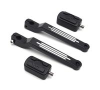 MNEVZX Pièces de moto Levier de changement de vitesse talon-pointe Tête de mort pour Harley Davidson HD Touring Road King Chromé Sélecteur Vitesse Gear Shifter en Métal(268-009C 053x2XIN-BK)