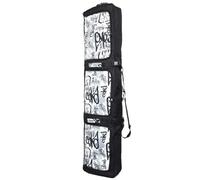 MNEVZX Sac de Snowboard Grande capacité, entièrement rembourré, avec roulettes, pour équipement de Ski(White)