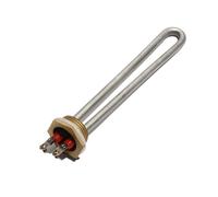 MNEXQML 1 élément chauffant électrique de 2,5 cm pour chauffe-chaudière/distributeur d'eau, chauffage DN25/32 mm, chauffages 110 V/220 V, 700 W/1000 W/1500 W (or, 110 V_1KW150L DN25 201SS)