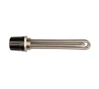 MNEXQML 1 pièce d'élément chauffant submersible DN50, radiateur tubulaire électrique 220 V/380 V, 3U, tuyau d'eau de 2 pouces en acier inoxydable (380 V, 6 kW, 290 mm SS304)