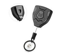MNGARISTA Porte-clés rétractable avec clip ceinture, enrouleur de badge rétractable, porte-badge rétractable avec cordon en acier de 80.0cm et anneau porte-clés, 255g