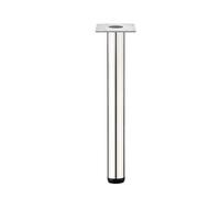 MNGHAYYR Pieds de Table en métal réglables Pieds de Table Bureau Cuisine Barre Petit déjeuner en Acier Inoxydable réglables 40-100 cm(65cm)