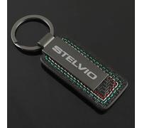 MNGKIQC 1 Pièce Porte-clés de Voiture, pour Alfa Romeo Stelvio Porte Clé Portable Multifonction Porte-clés de Voiture Accessoires Clés,A