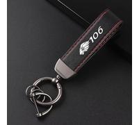 MNGKIQC 1 Pièce Porte-clés de Voiture, pour Peugeot 106 Porte Clé Portable Multifonction Porte-clés de Voiture Accessoires Clés,B