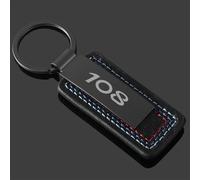 MNGKIQC 1 Pièce Porte-clés de Voiture, pour Peugeot 108 Porte Clé Portable Multifonction Porte-clés de Voiture Accessoires Clés,A