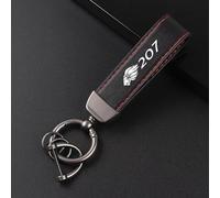 MNGKIQC 1 Pièce Porte-clés de Voiture, pour Peugeot 207 Porte Clé Portable Multifonction Porte-clés de Voiture Accessoires Clés,B