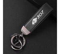 MNGKIQC 1 Pièce Porte-clés de Voiture, pour Peugeot 307 Porte Clé Portable Multifonction Porte-clés de Voiture Accessoires Clés,A