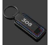 MNGKIQC 1 Pièce Porte-clés de Voiture, pour Peugeot 308 Porte Clé Portable Multifonction Porte-clés de Voiture Accessoires Clés,B