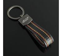 MNGKIQC 1 Pièce Porte-clés de Voiture, pour Peugeot 407 Porte Clé Portable Multifonction Porte-clés de Voiture Accessoires Clés,A