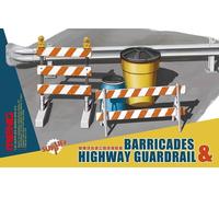 Barricades & Highway Guardrail - 1:35e - Meng-model