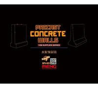 PRECAST CONCRETE WALLS (Barrages Beton) MENG 1/35 Resin