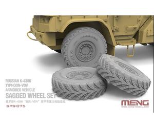 (MNGSPS-075) - Meng Model 1:35 - Russian K-4386 Sagged Wheel Set