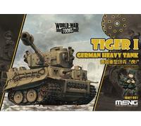 Unbekannt Meng Modèle WWT-001 - Char Lourd Allemand Tiger I Guerre Mondiale Toon