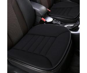 MNHCAC Coussin Voiture Siege pour Opel Grandland X 2017 2018 2019 2020 2021 2022 2023 2024-, 2PCS Mousse Mémoire Protection Chaise Confortable Antidérapant Tapis Siege Voiture,Black