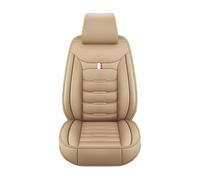 MNHCAC Housse Siège Voiture pour Mercedes Benz SLK 200 250 280 350 200K SLK55 Custom, 5 Pièces Set Housses siège Auto Protection Cuir Imperméable Compatible avec Airbags, Beige