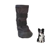 MniimaLuxe Chaussures pour chien, protection des pattes pour chien, protection des pattes pour l'extérieur, protection après une intervention chirurgicale, noires