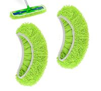 MniimaLuxe Lot de 2 serpillères humides, lavables et humides, pour Swiffer, serpillères réutilisables