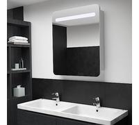 MNISDFL Armoire de salle de bain avec lavabo - Armoire à miroir LED - 68 x 9 x 80 cm
