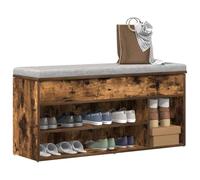 MNISDFL Banc à chaussures élégant en bois robuste avec espace de rangement généreux, assise pratique et surface facile d'entretien pour mettre de l'ordre dans le couloir