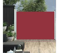 MNISDFL Brise-vue pour balcon, paroi latérale, brise-vue, store latéral extensible, 100 x 500 cm, rouge