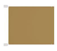 MNISDFL Brise-vue pour balcon, paroi latérale, brise-vue, store vertical, beige, 100 x 800 cm, tissu Oxford
