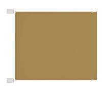 MNISDFL Brise-vue pour balcon, paroi latérale, brise-vue, store vertical, beige, 60 x 600 cm, tissu Oxford