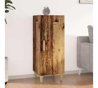 MNISDFL Buffet Bois d'Ingénierie Moderne avec Étagères et Portes à Charnières, Meuble de Rangement Rectangulaire pour Salon ou Salle à Manger, Design Élancé avec Poignées Discrètes,