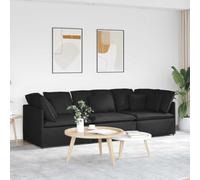 MNISDFL Canapé modulaire avec cadre en métal et housse textile - Design élégant pour les grands sièges, rembourrage respirant et répartition flexible de l'espace