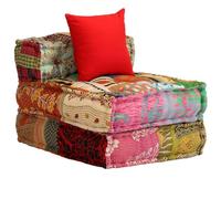 MNISDFL Coussin de rechange pour chaise de patio 3 places - Tissu patchwork