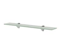 MNISDFL Décoration murale pour salon, salle de bain, étagère flottante, en verre, 60 x 10 cm, 8 mm, pour salon, cuisine, bureau, salle de bain