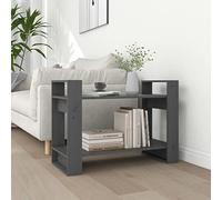 MNISDFL Étagère murale en pin massif - 80 x 35 x 56,5 cm - Gris