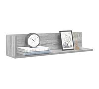 MNISDFL Étagères murales 2 pcs en Bois d'ingénierie, 75 x 16,5 x 16,5 cm, Gris Sonoma, étagères flottantes avec Forme en L pour Montage vers Le Haut ou Bas, Rangement Mural Pratique