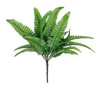 Mnixy Fougère Artificielle en Plastique pour décoration de Table ou Maison Vert
