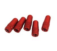 Mnixy Lot de 5 Bouchons de Valve d'air pour vélo Rouge